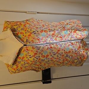 Matilda Jane Floral And Fleece Reversible Vest